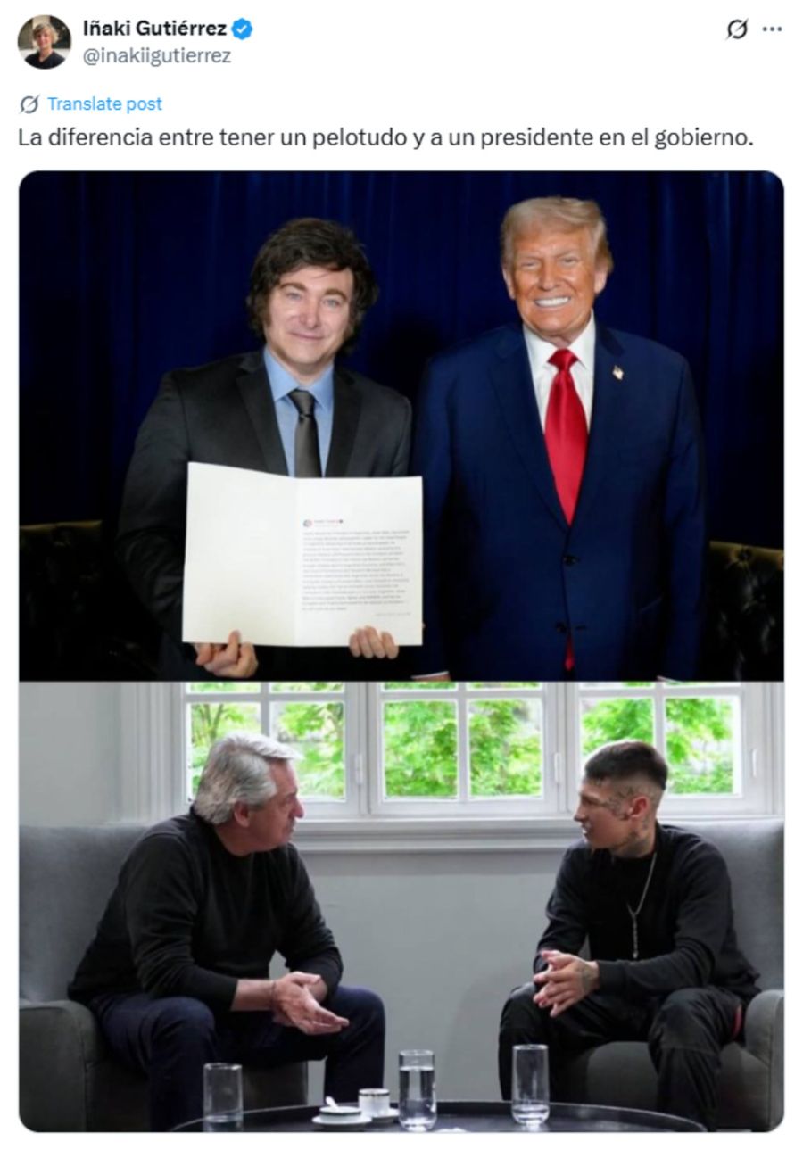 DONALD TRUMP Y JAVIER MILEI