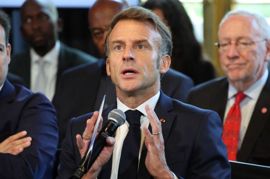 El presidente de Francia, Emmanuel Macron