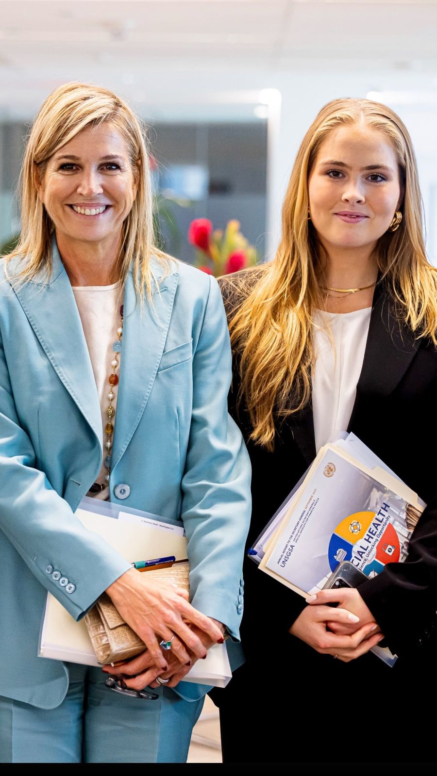 Máxima Zorreguieta y su hija Amalia