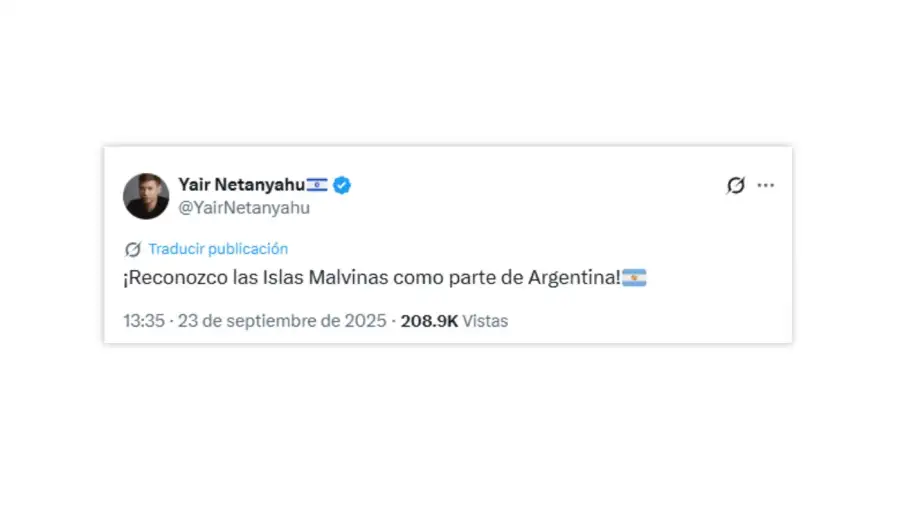 Yair netanyahu 23092025