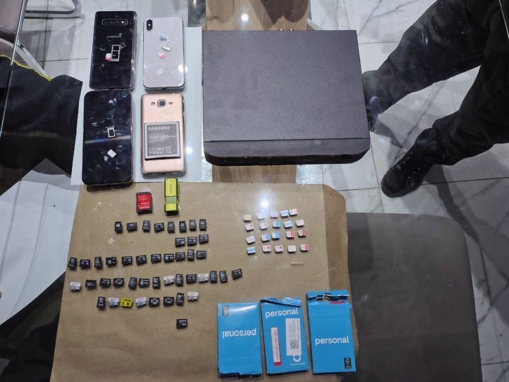 Chis y computadoras secuestradas