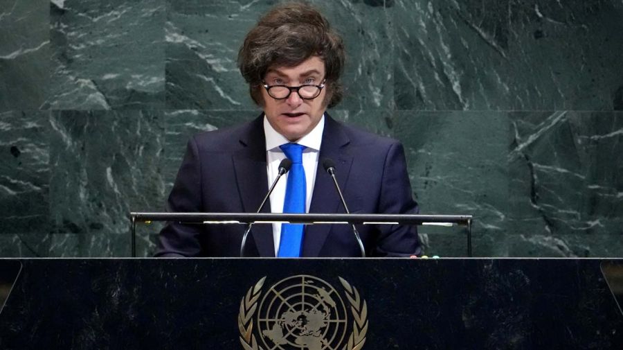 El presidente Javier Milei en la ONU 24092025