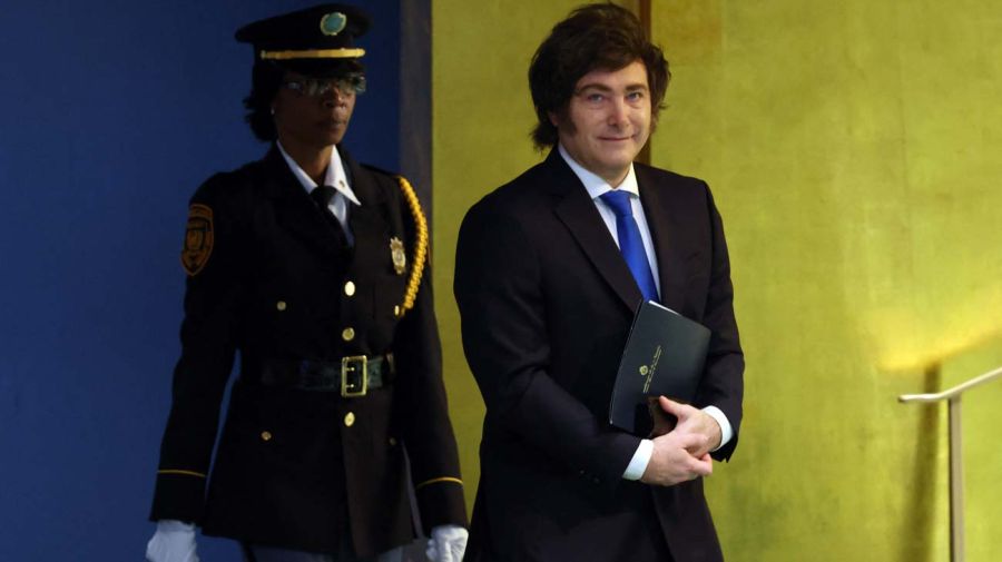 El presidente Javier Milei en la ONU 24092025