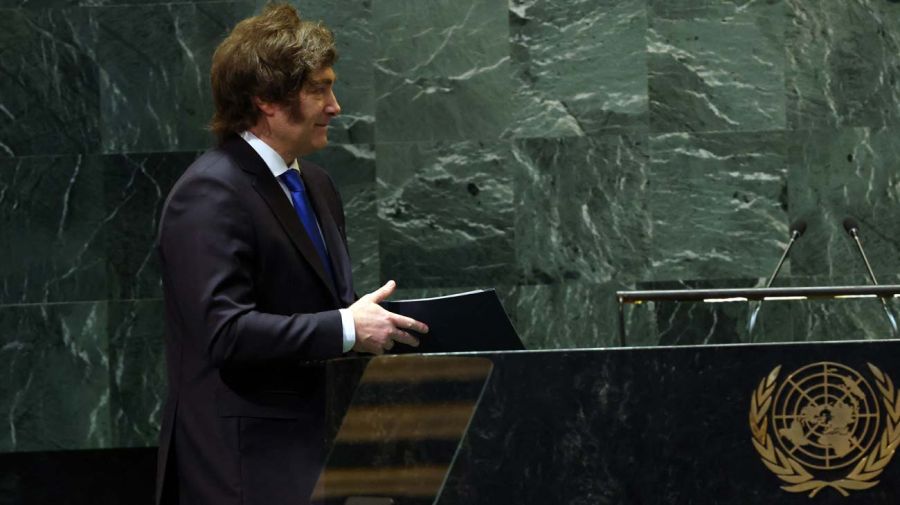 El presidente Javier Milei en la ONU 24092025