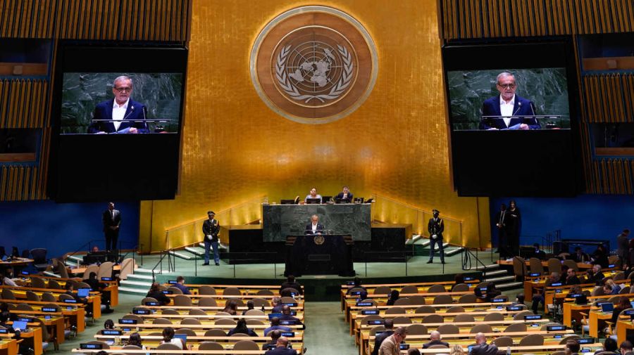 Masoud Pezeshkian en la ONU 20250924