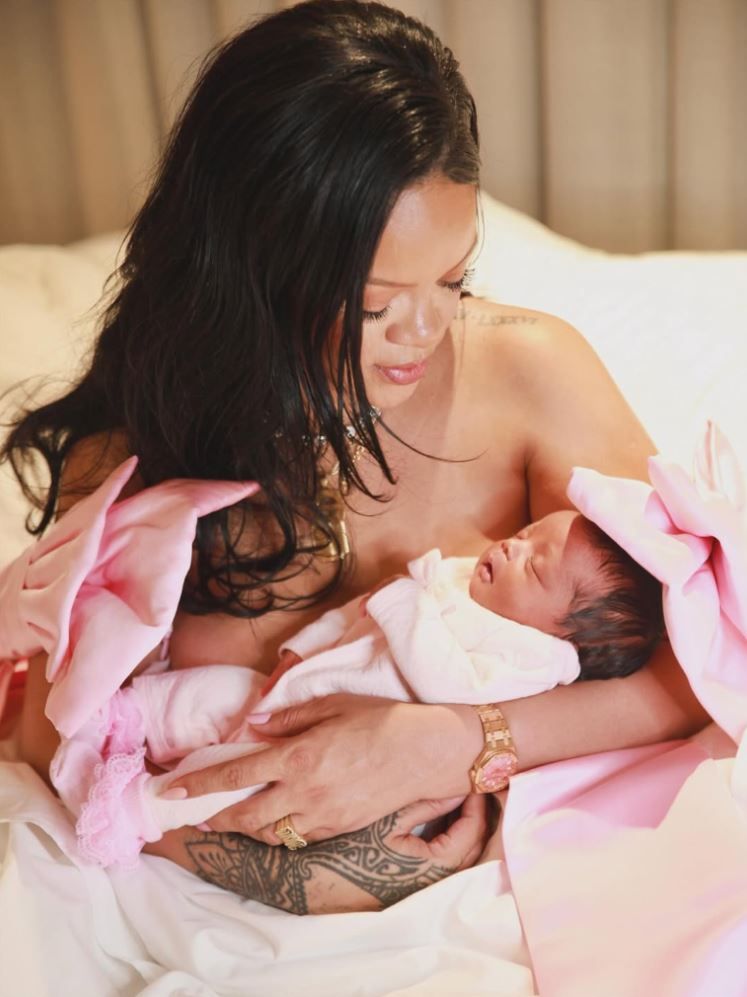 Rihanna y su hija Rocki Irish Mayers