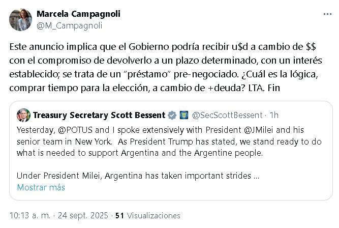 Tuit Marcela Campagnoli