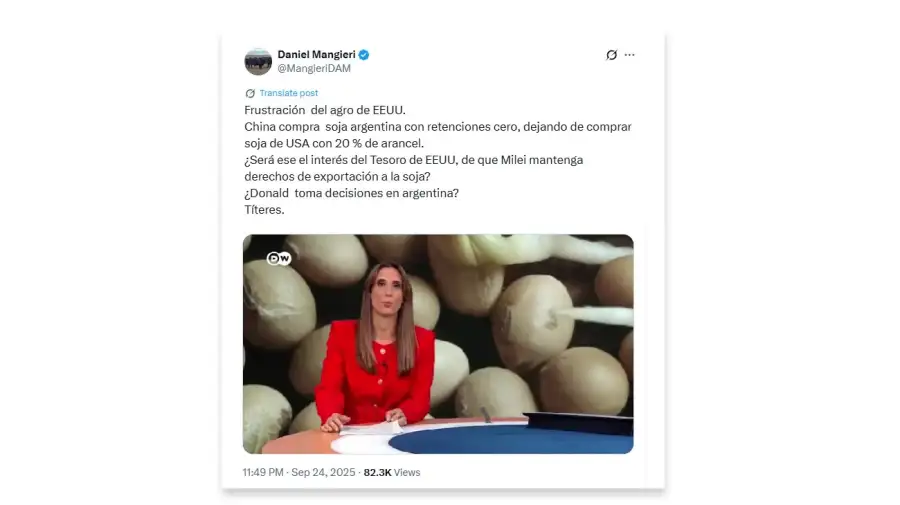 ASA responde a las acciones de la soja en Argentina 25092025