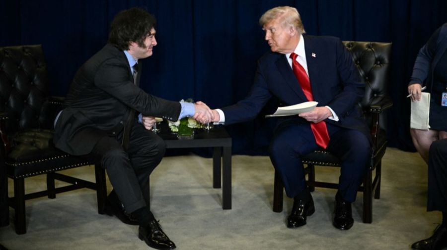 Javier Milei y Donald