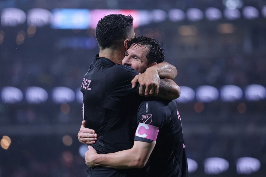 Lionel Messi y Luis Suárez