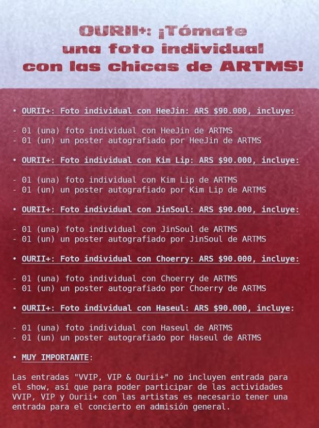 ARTMS en Argentina