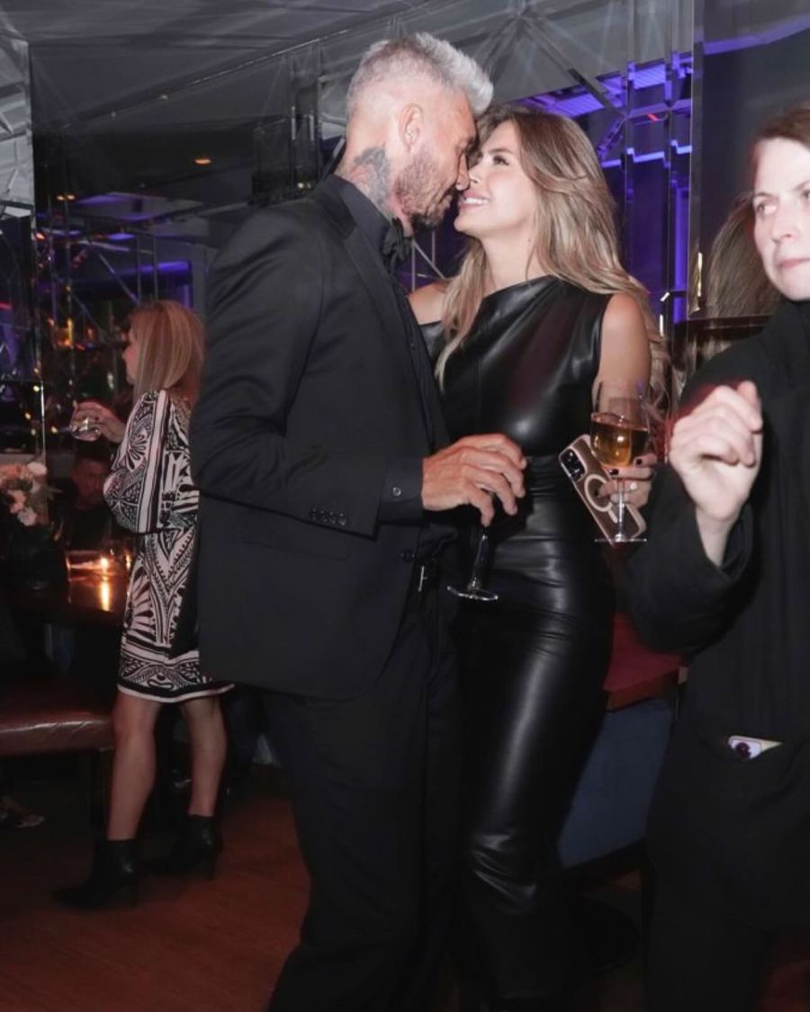Marcelo Tinelli y Milett Figueroa