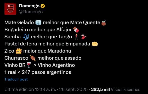 Tuit de Flamengo