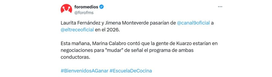 Laurita Fernández y Jimena Monteverde podrían cambiarse de canal