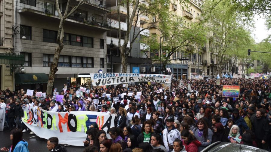 Marcha de Ni Una Menos por el Triple Femicidio de Florencio Varela