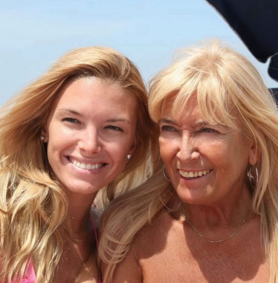 Sofía Zámolo y su mamá