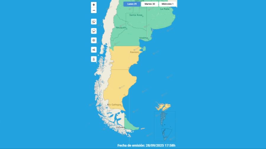 Alerta amarilla por viento 20250928