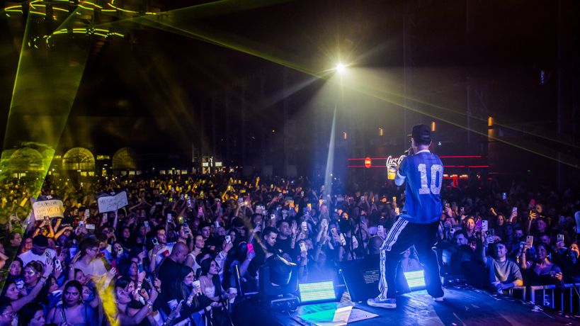 Fer en pleno Show en Plaza de la música