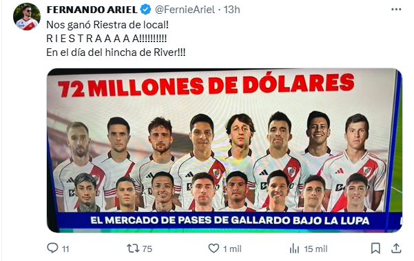Memes River vs Riestra