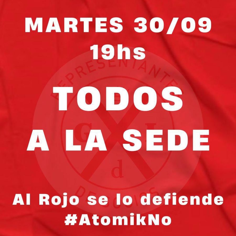 Convocatoria hinchas de Independiente