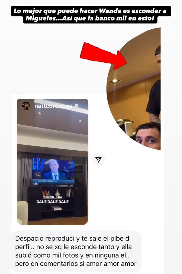 La foto que demuestra que Wanda Nara fue con su nuevo novio a los Martín Fierro 2025 pero lo escondió