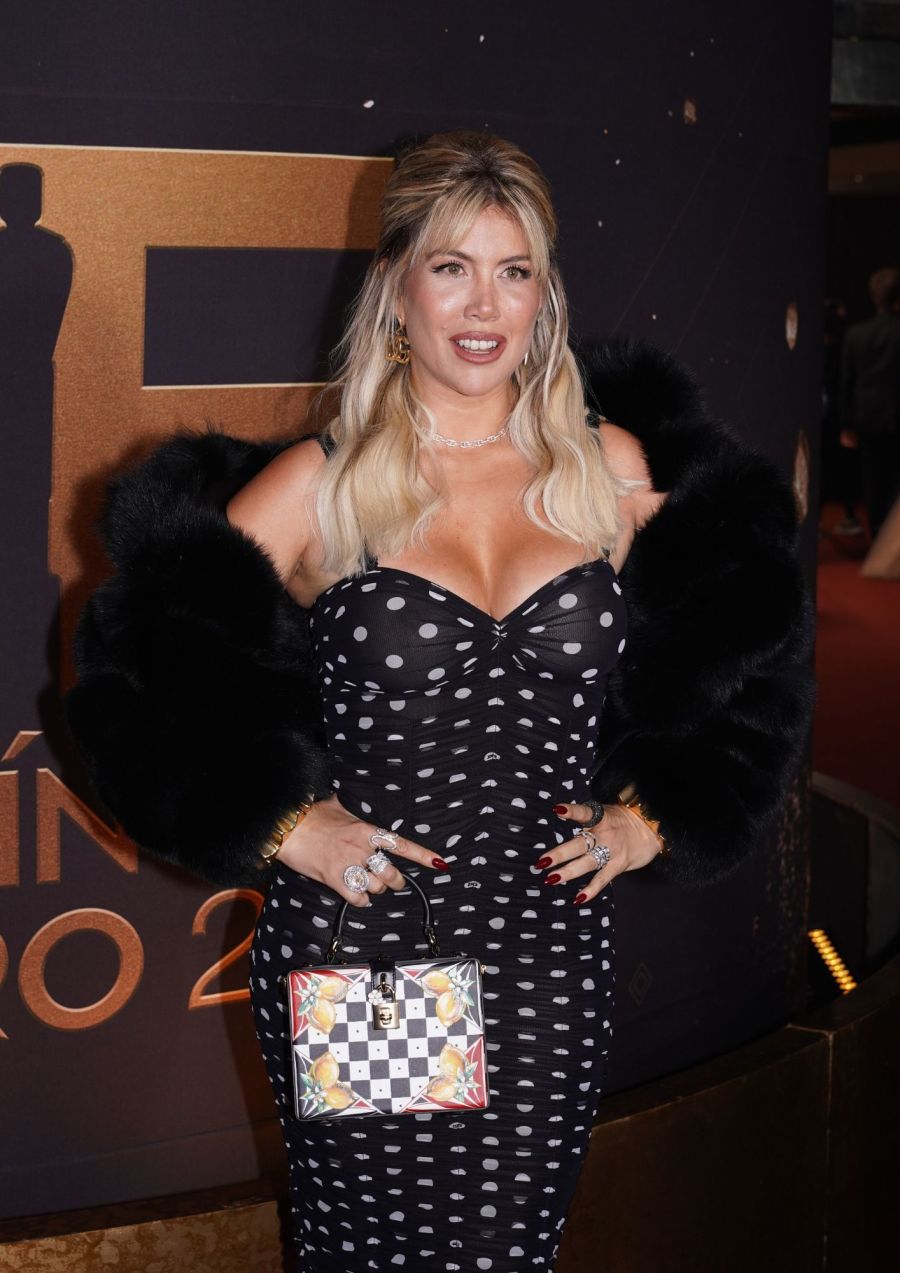 Look de Wanda Nara en los Premios Martín Fierro 2025 
