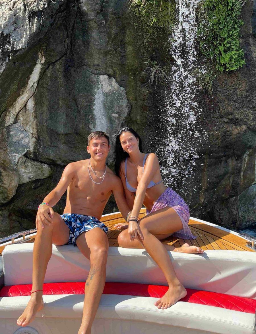 Oriana Sabatini y Paulo Dybala