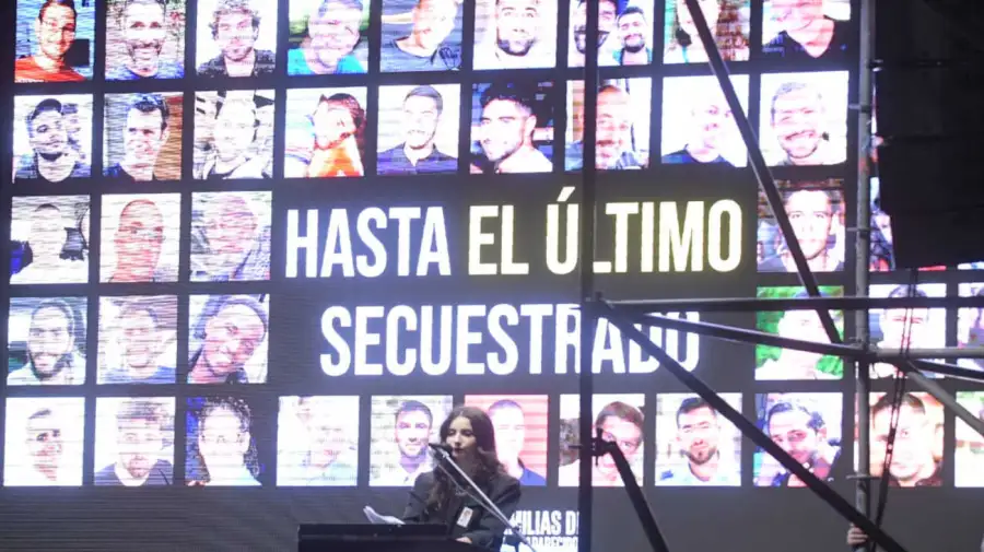 Segundo aniversario de la masacre en Israel, parque Centenario 20250930