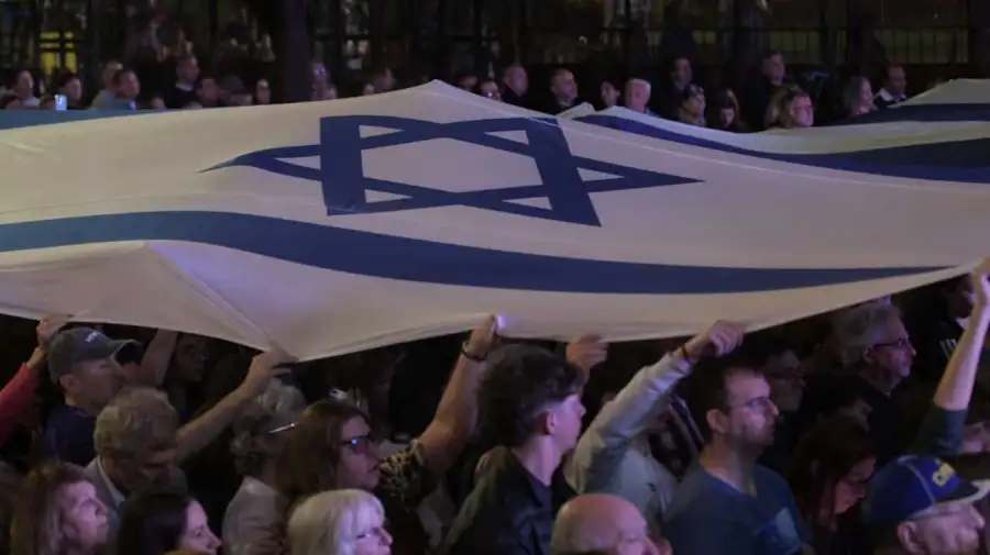 Segundo aniversario de la masacre en Israel, parque Centenario 20250930