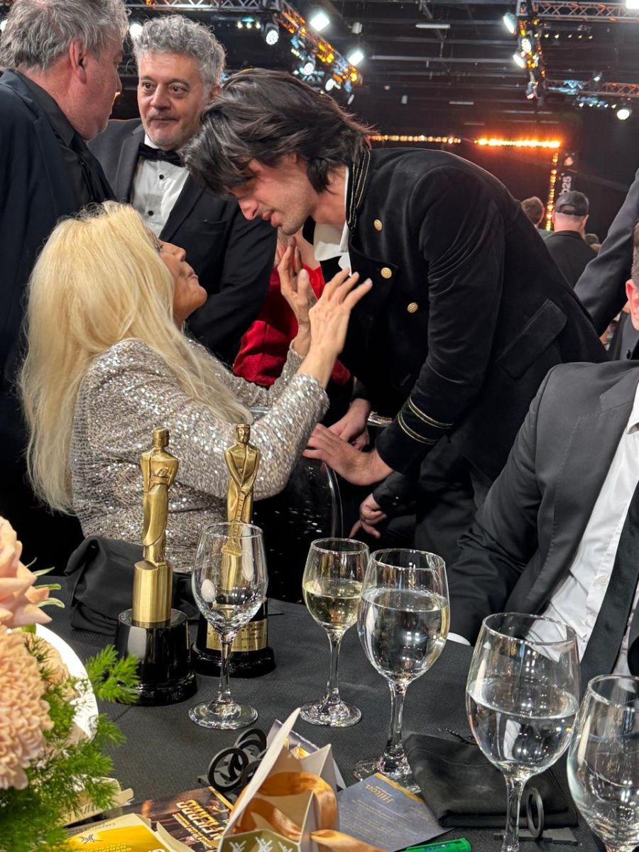 Susana y nieto de Cris Morena