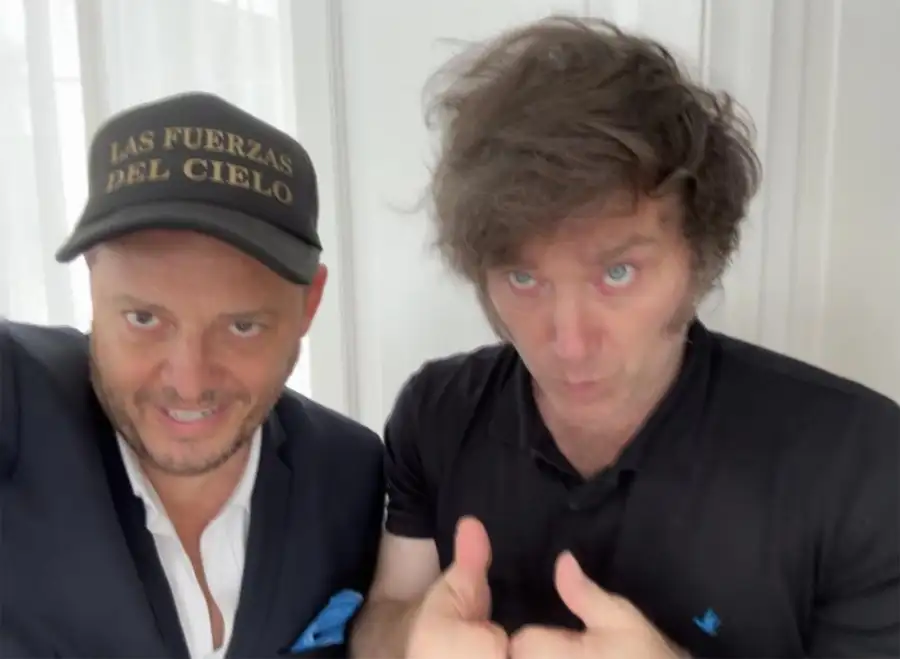 Demian Reidel y Milei 01102025