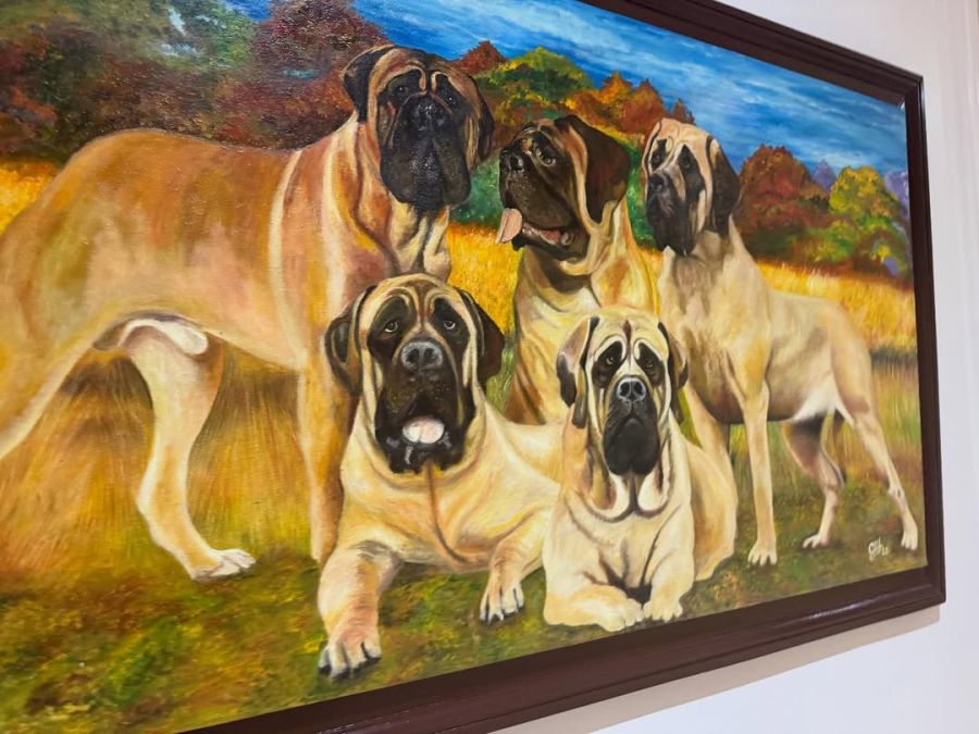 Los cuadros de Milei en la Quinta de Olivos