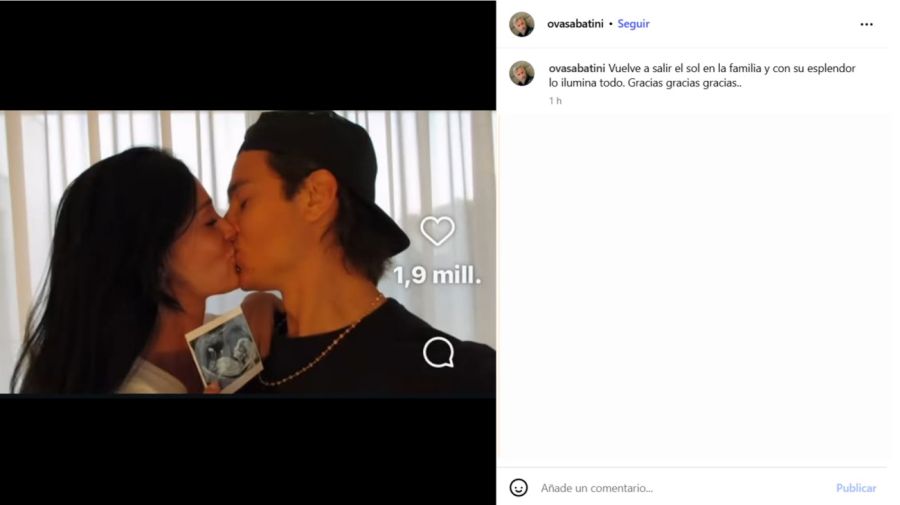 Los sentidos mensajes de Catherine Fulop y Ova Sabatini por el embarazo de Oriana