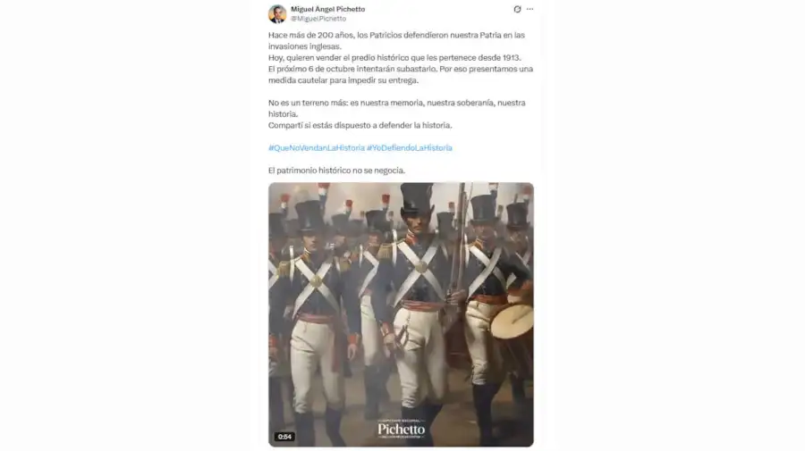 Miguel Ángel Pichetto X 20251001