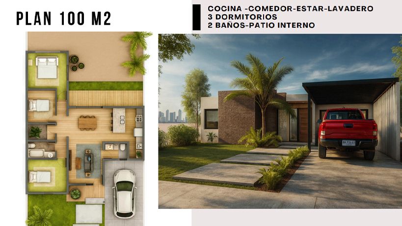 Vivienda de 100 metros cuadrados Luque