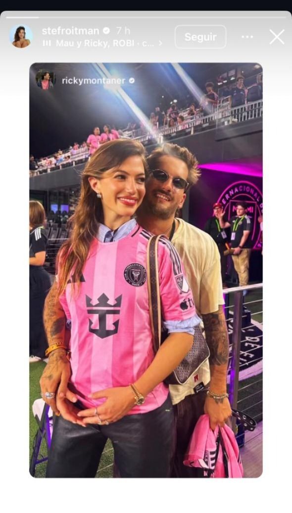 El gesto de Stefi Roitman con Ricky Montaner en medio de los rumores de romance con Nico Furtado