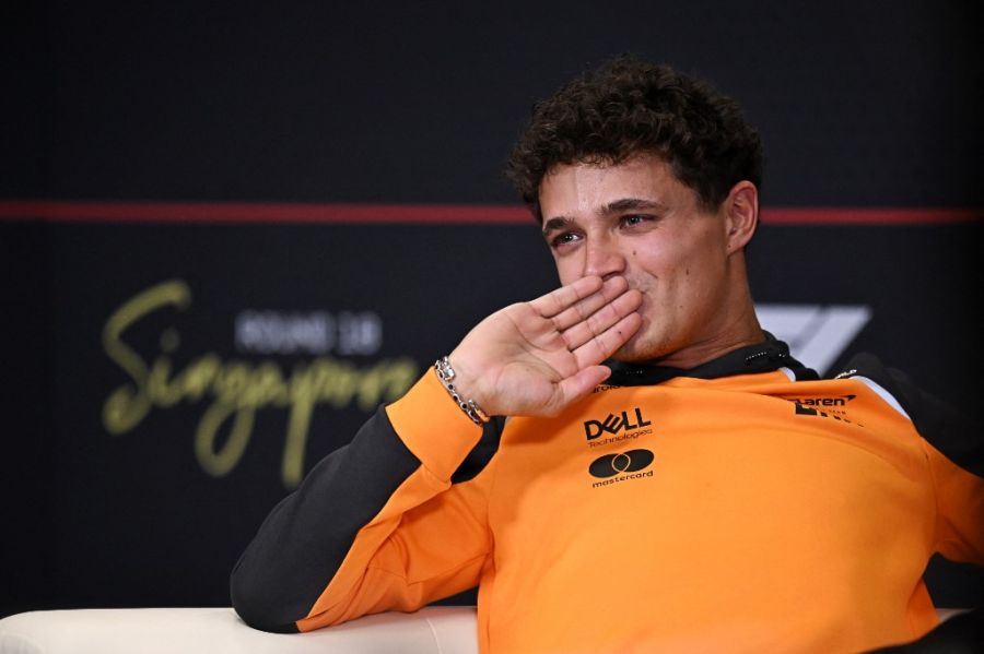 Lando Norris en Singapur