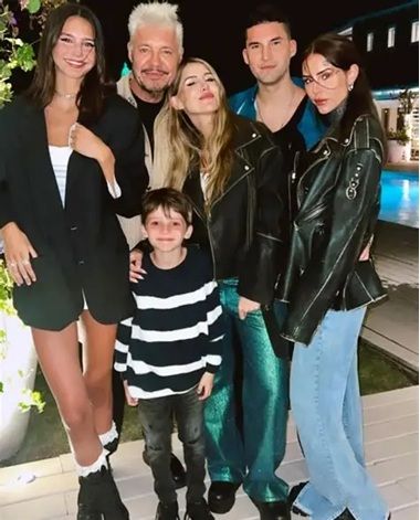 Marcelo Tinelli y sus hijos