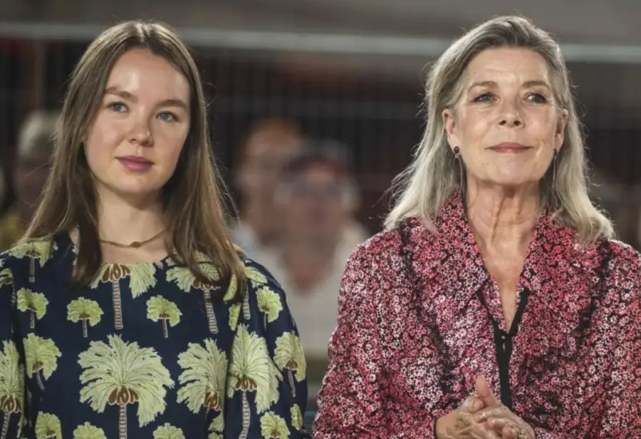 Carolina de Mónaco y su hija, Alexandra de Hannover