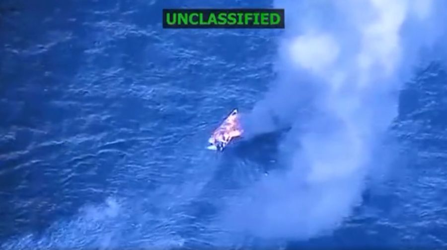 Estados Unidos atacó otra presunta narcolancha frente a las costas de Venezuela 03102025