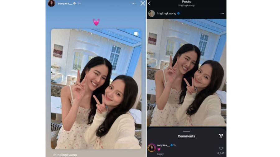 Lingling Kwong y Jisoo 