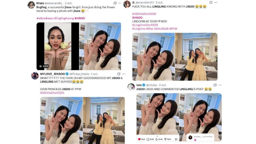 Lingling Kwong y Jisoo 