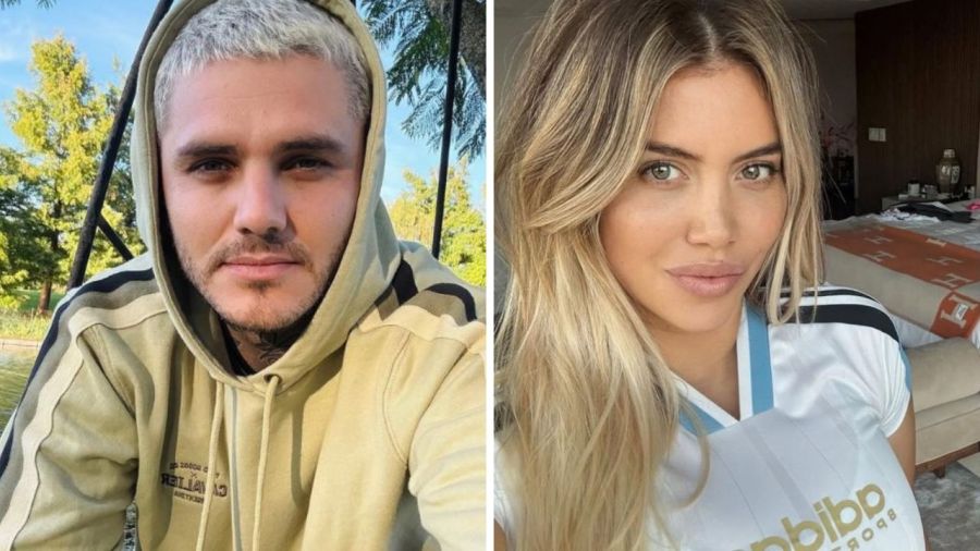 Mauro Icardi y Wanda Nara