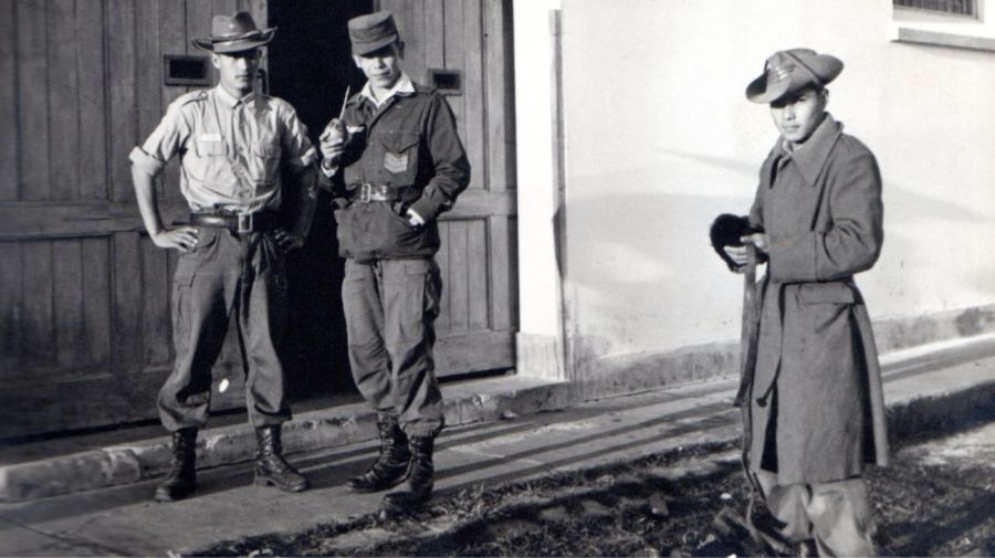 El sargento primero Víctor Sanabria toma un mate en el Regimiento de Infantería de Monte 29 de Formosa 