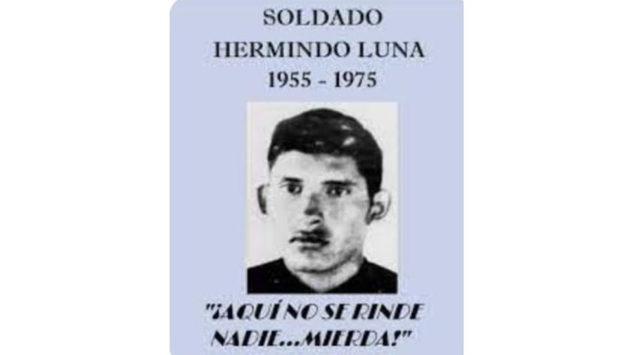 El soldado Hermindo Luna, mítico en en Formosa por su frase: Acá no se rinde nadie, mierda