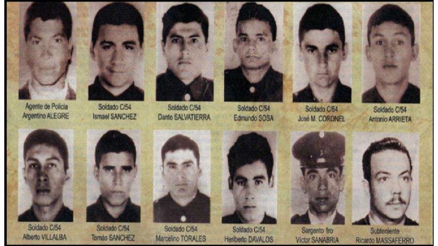 Los soldados caídos en la Operación Primicia
