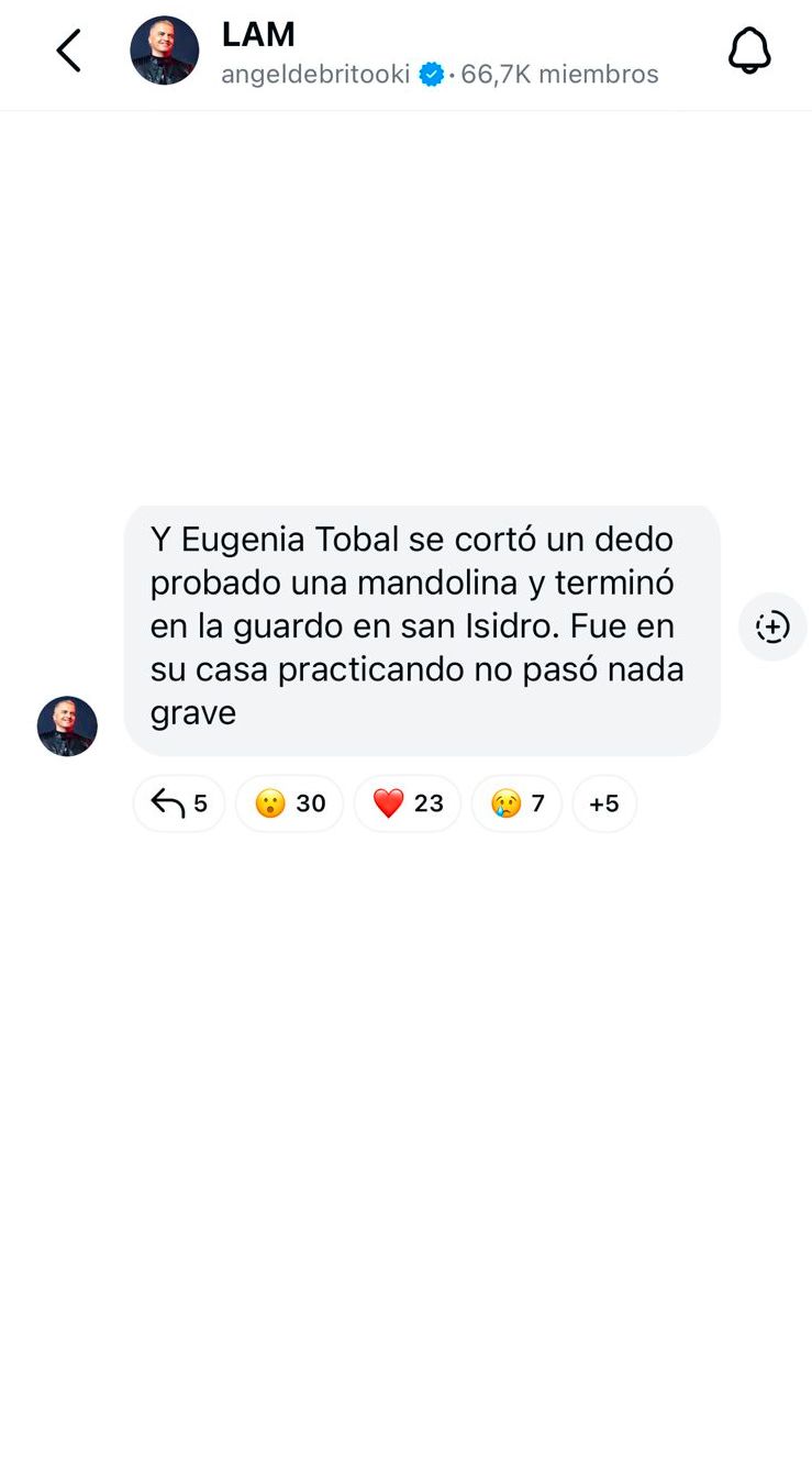 Noticia De Brito sobre Tobal