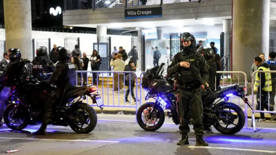 Acto de Milei en el Movistar Arena previa 20251006