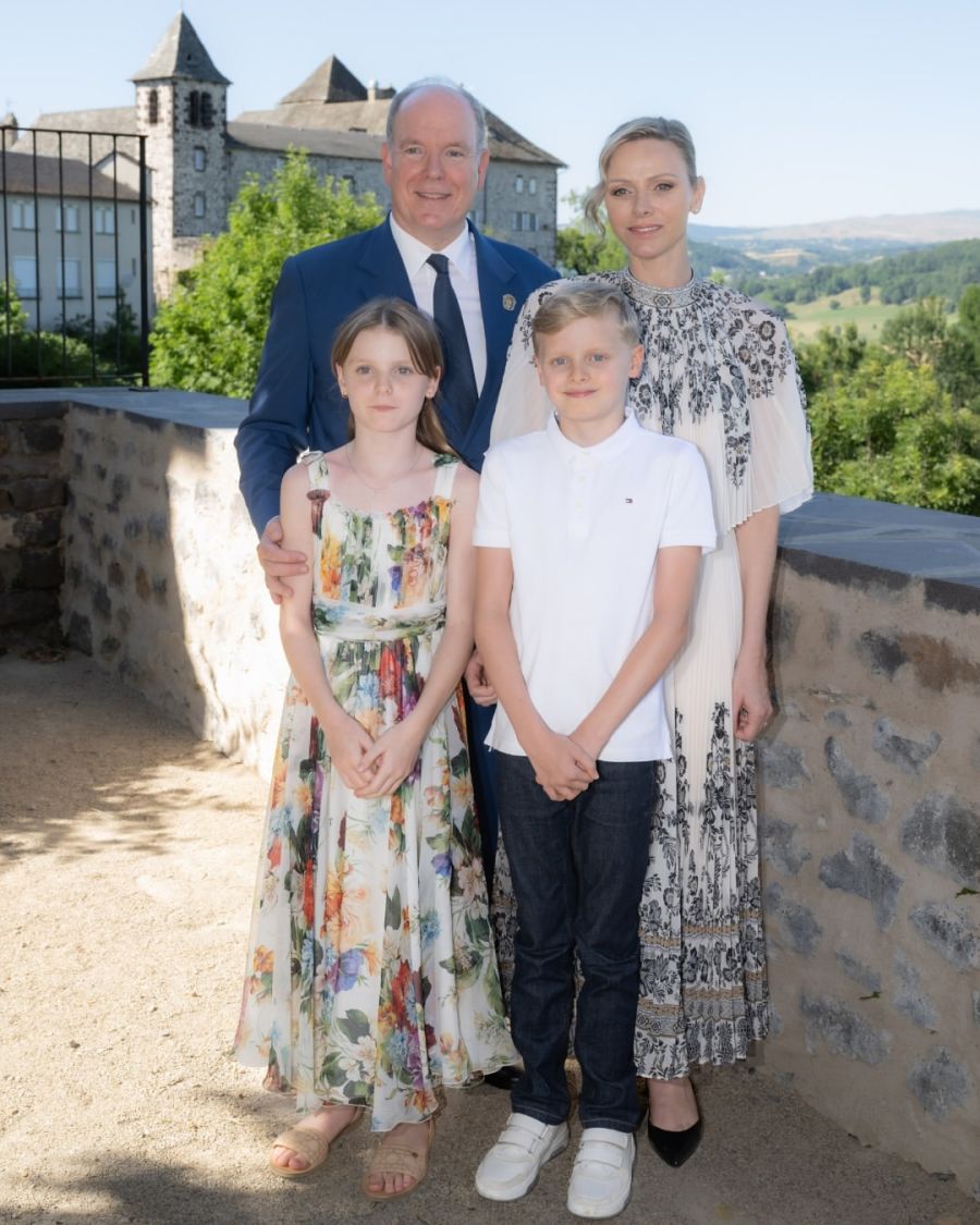 El príncipe Jacques y la princesa Gabriella