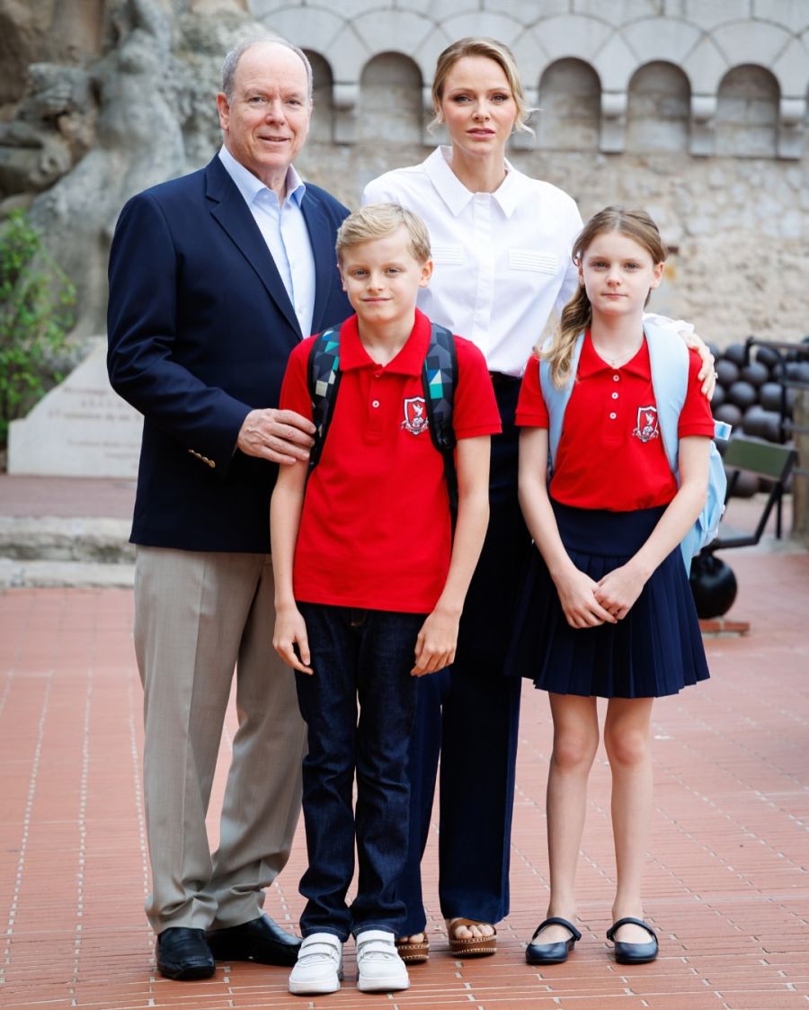 El príncipe Jacques y la princesa Gabriella